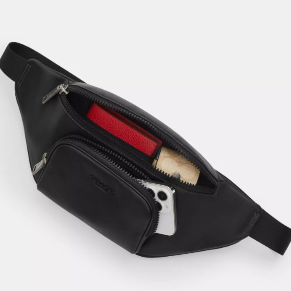 Coach Black Belt Bag - Picture 5 of 7